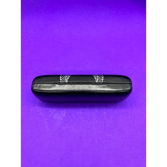 Harley Davidson Black Silver Clam Shell Classic Carrying Case Eyeglasses Sunglas - Picture 5 of 8